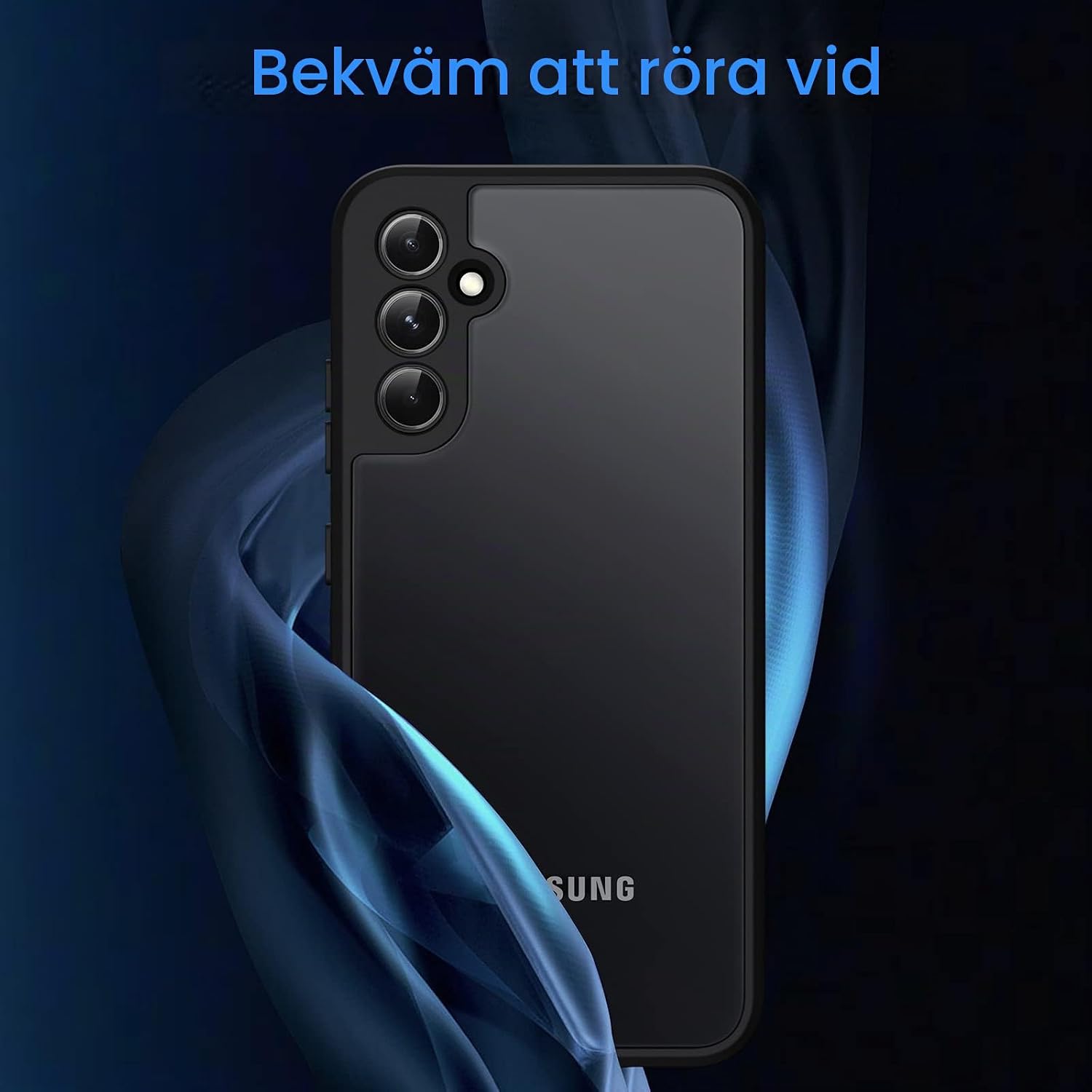 Detalle de JETech Matte Skal för Samsung Galaxy A54 5G, svart med matt yta