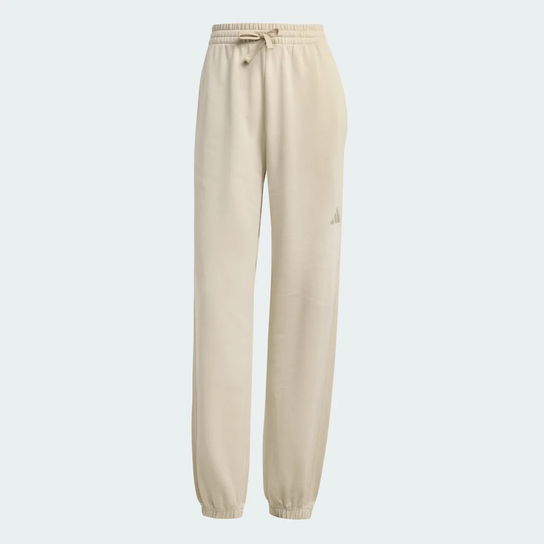 Detalle de Pantalón ALL SZN French Terry Loose de Adidas – Beige
