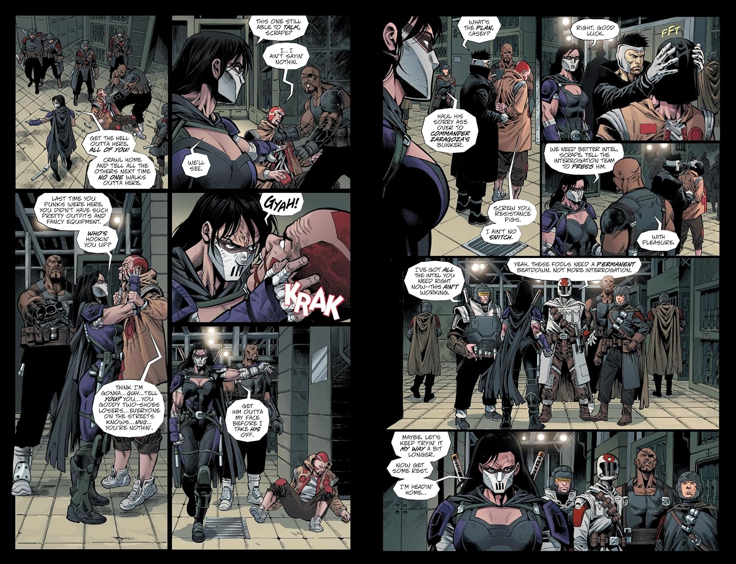 Detalle de Teenage Mutant Ninja Turtles: The Last Ronin II--Re-Evolution – graphic novel, 232 pagina's