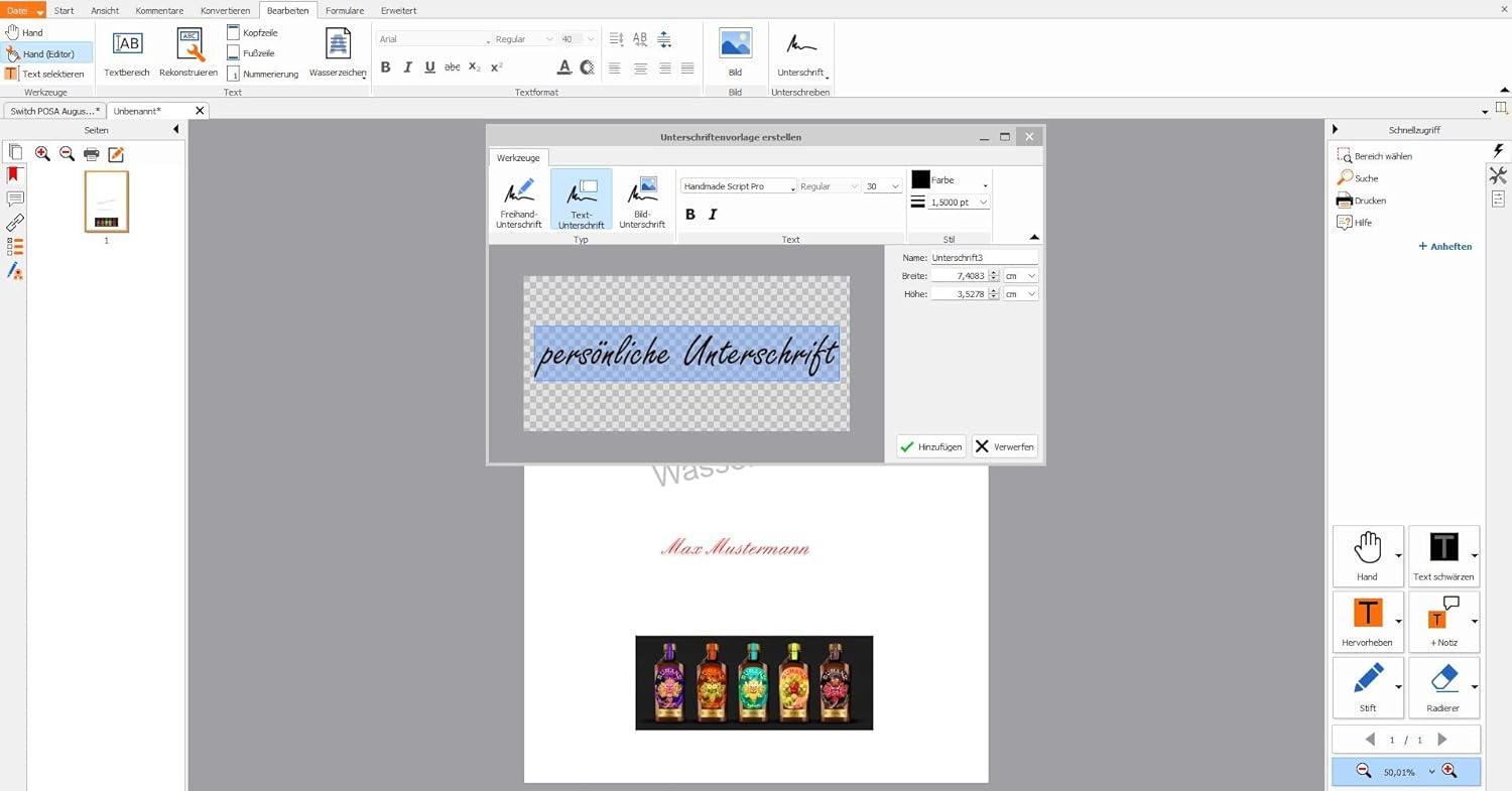 Detalle de PDF Director 3 Plus für Windows: PDFs bearbeiten, konvertieren, kommentieren und schwärzen