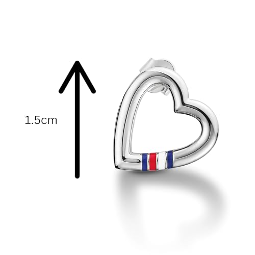 Thumbnail 1 de Tommy Hilfiger Jewelry: Pendientes para Mujer de Acero Inoxidable con Forma de Corazón (2700909)