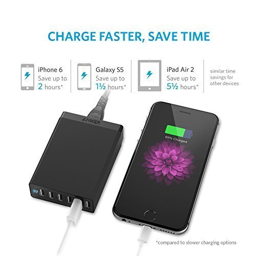 Thumbnail 2 de Anker PowerPort 6 USB Cargador 60W para Dispositivos