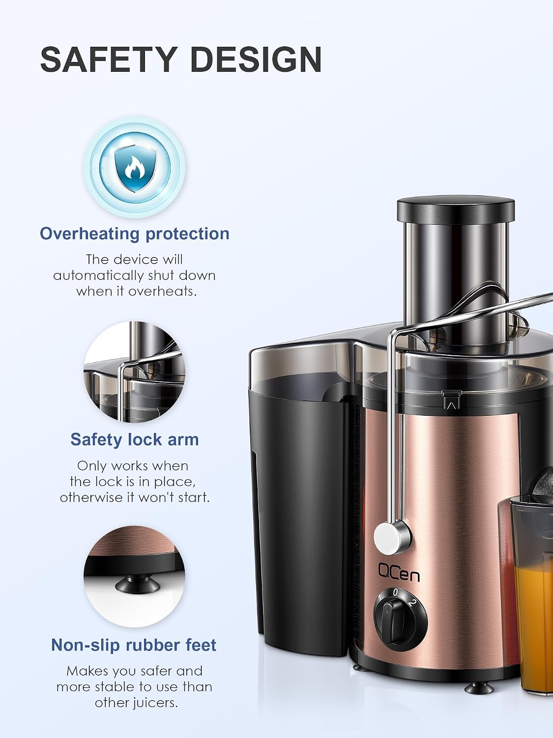 Thumbnail 6 de QCen Centrifugal Juicer 500W