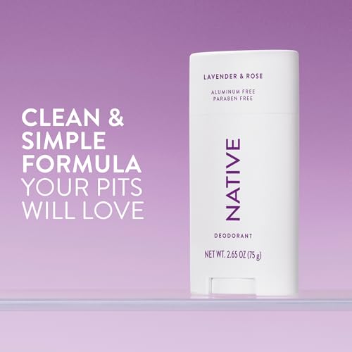 Thumbnail 1 de Native Lavender & Rose Aluminum-Free Deodorant (2.65oz) – 72 Hour Odor Control