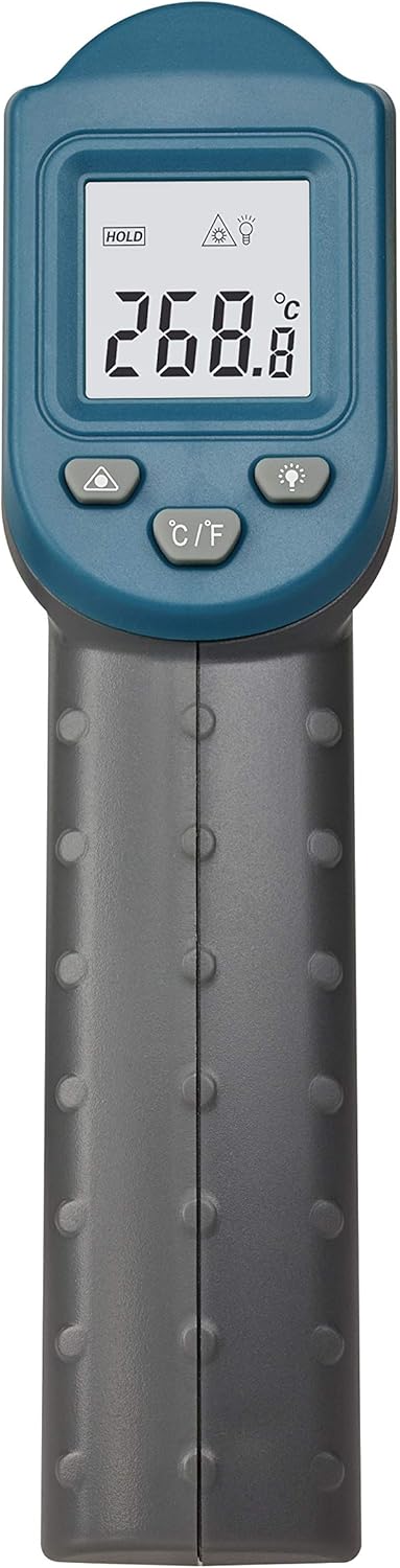 Thumbnail 1 de TFA Dostmann Thermomètre infrarouge RAY 31.1136.20 — mesure sans contact pour poêle à bois, barbecue et maison (turquoise)