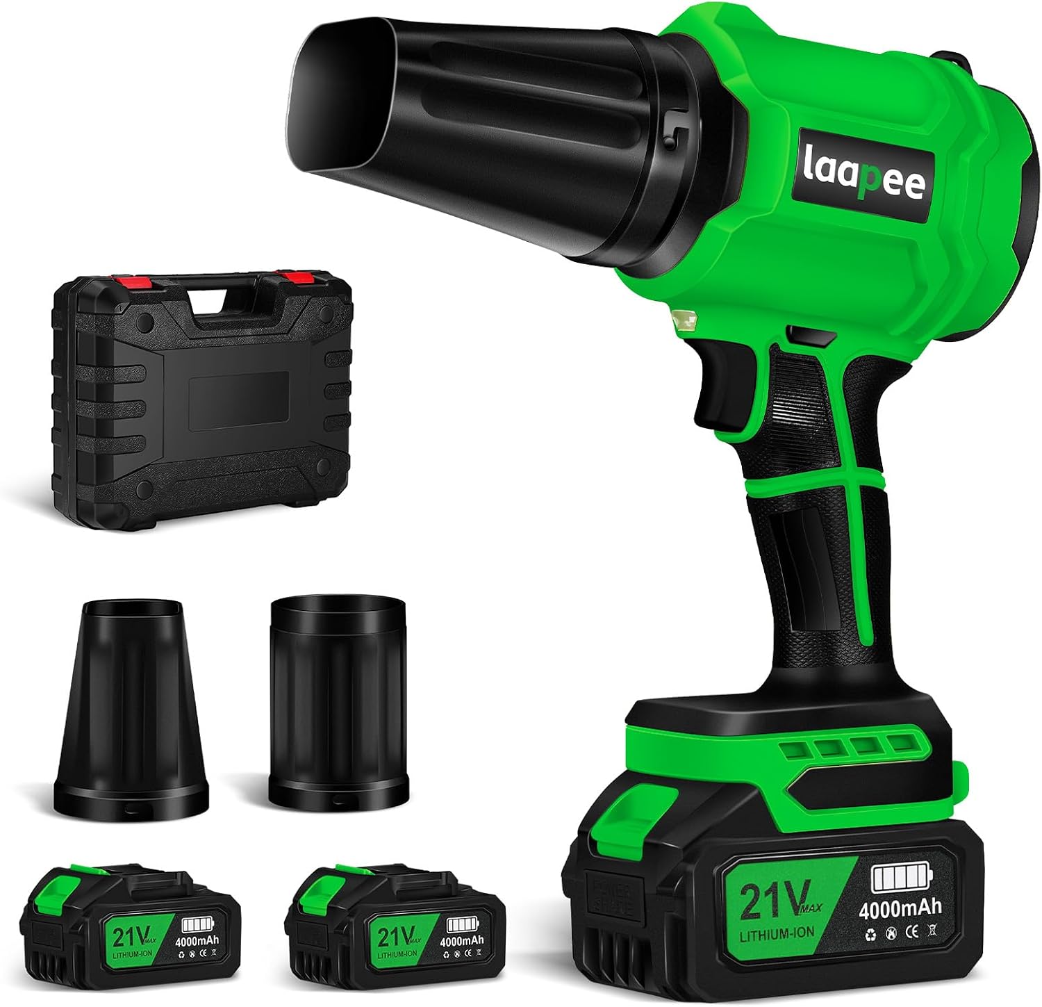 Thumbnail 6 de Laapee Cordless Leaf Blower, 4.0Ah Batteries