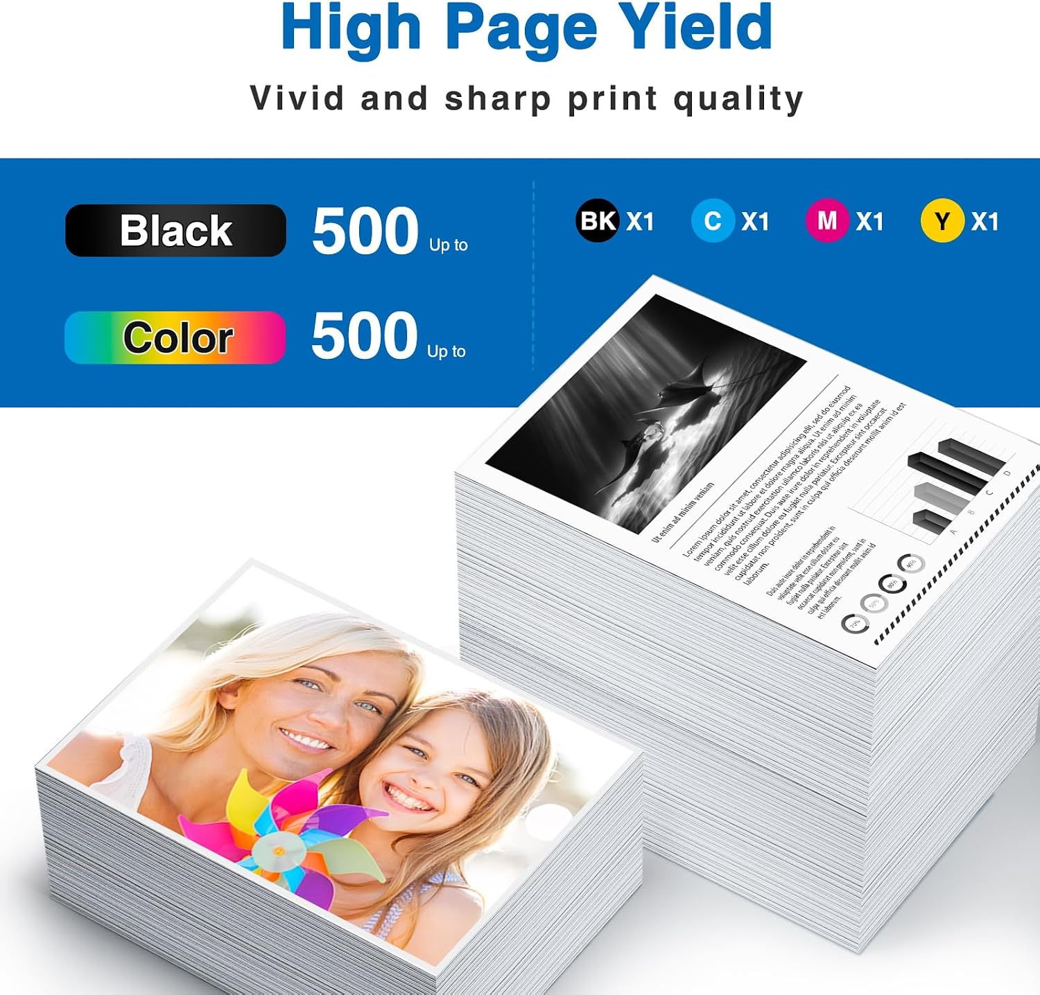 Detalle 2 de Starink LC521 Replacement Ink Cartridges for Brother: Practical, Compatible Colour Set