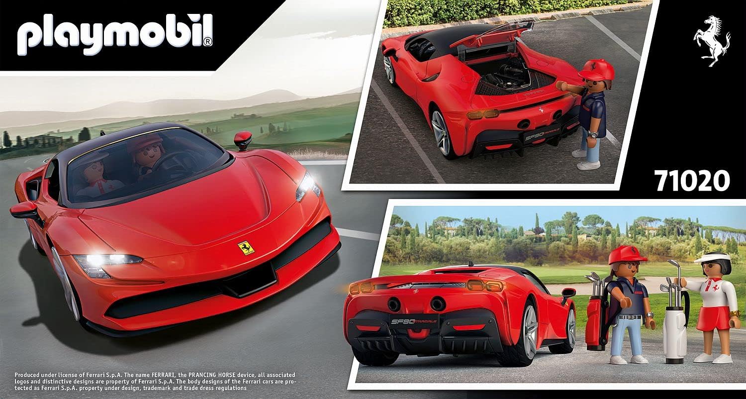 Thumbnail 4 de PLAYMOBIL 71020 Ferrari SF90 Stradale speelgoedauto met verlichting, figuren en accessoires