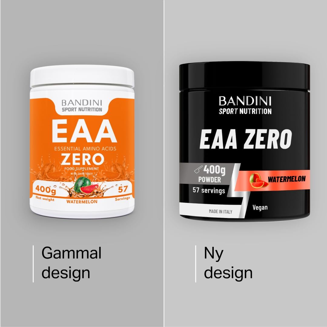 Detalle 2 de BANDINI EAA-poeder 400 g, vegan, watermeloensmaak en BCAA 2:1:1