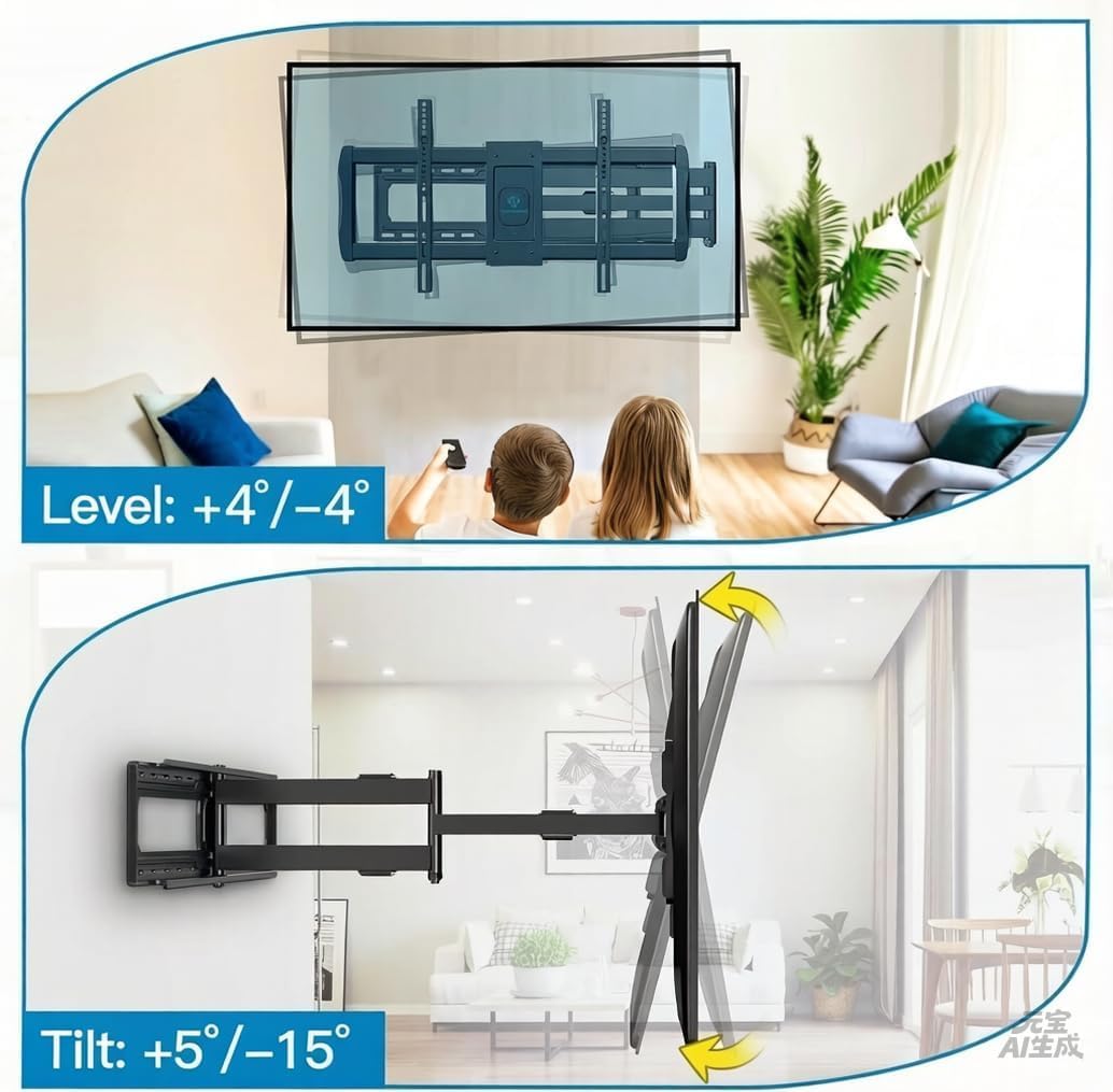 Thumbnail 4 de PERLESMITH Long Arm TV Mount 42.72