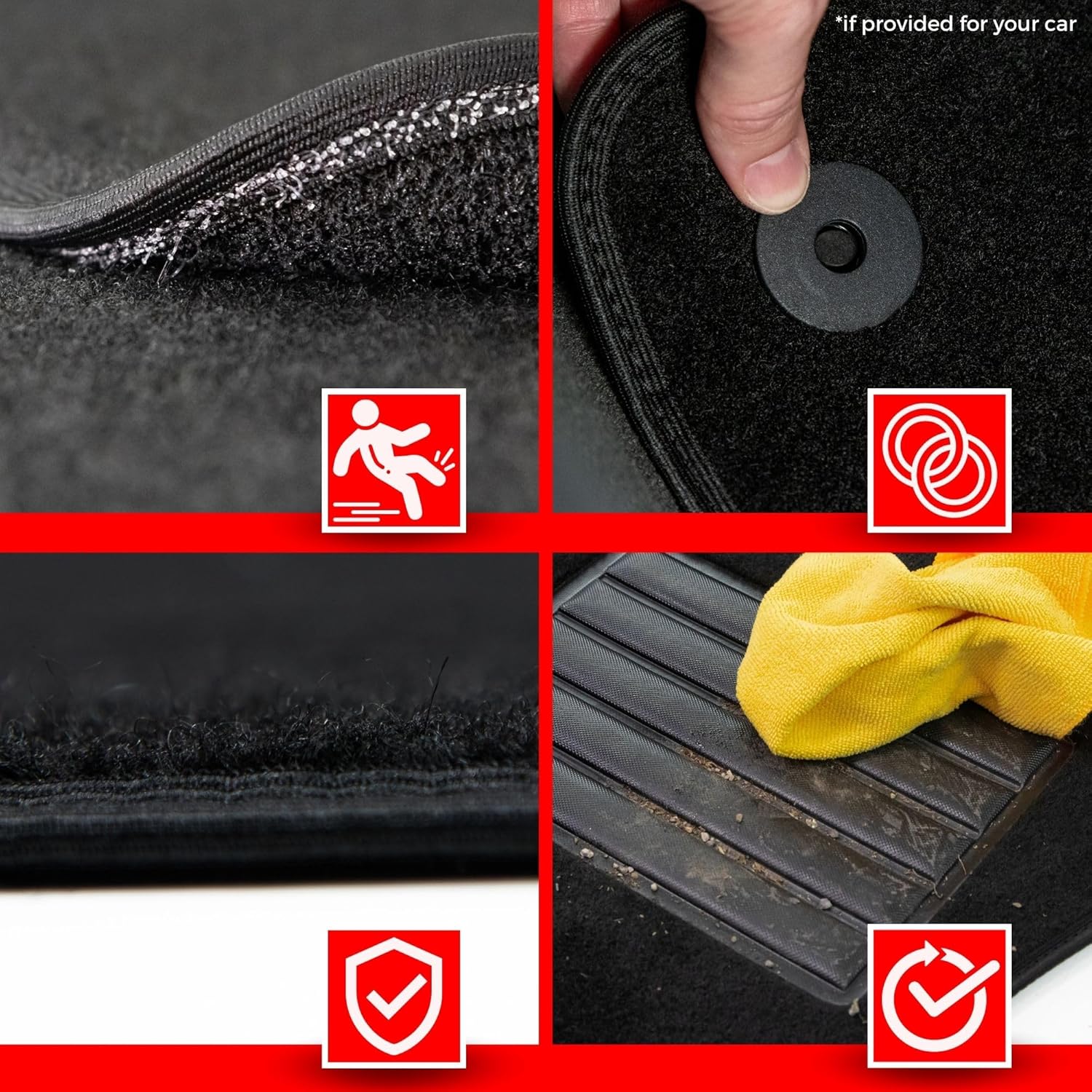 Detalle 2 de MTM SP-3799 Alfombrillas Velour para Touran 5 asientos