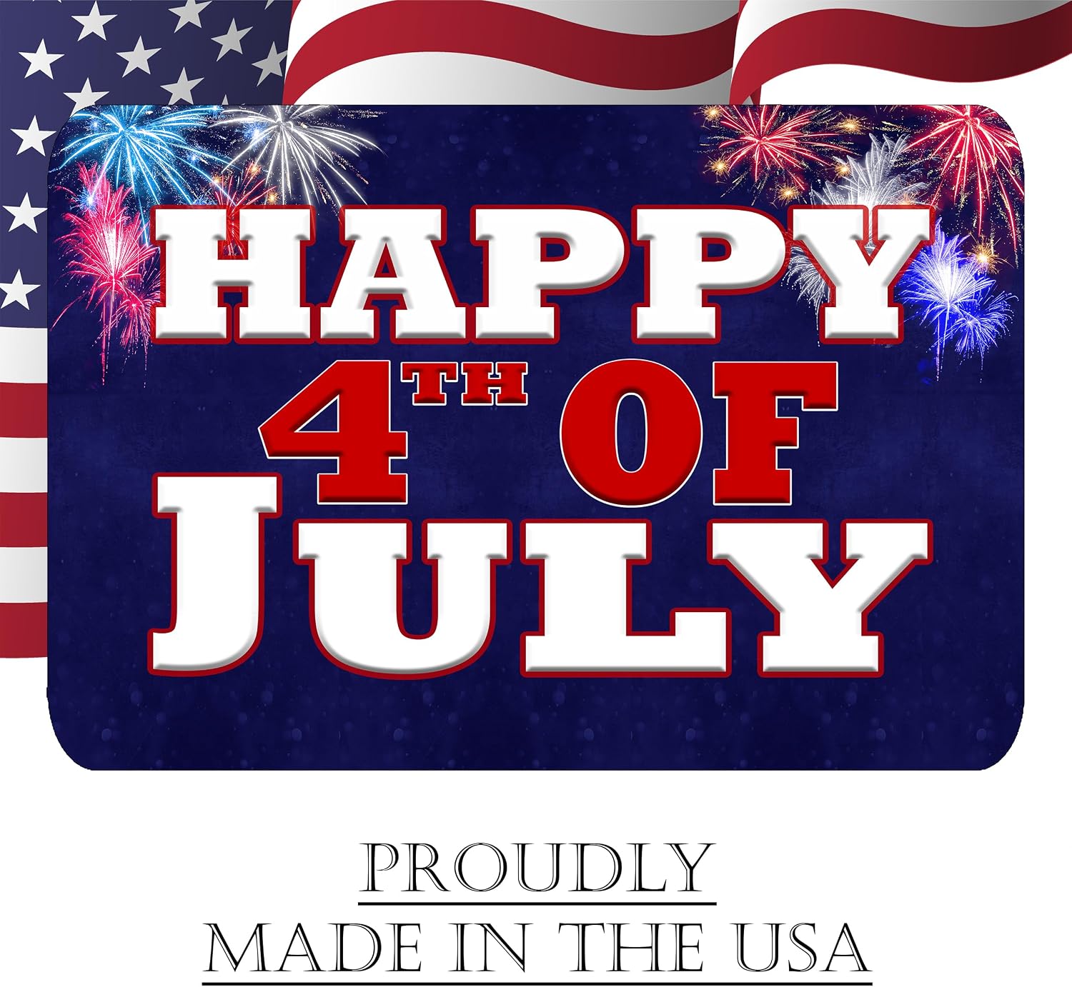Detalle de 4th of July Yard Sign, 17 x 13 Inches