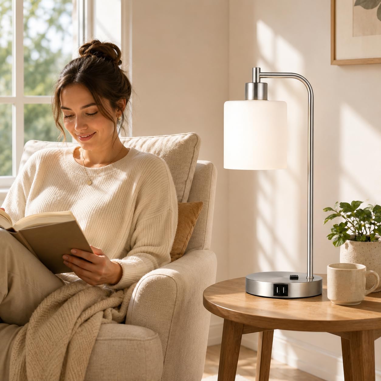 Thumbnail 6 de Nintiue Touch Control Table Lamps Set of 2