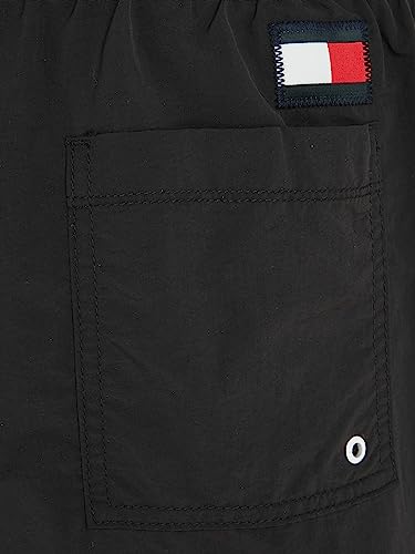 Detalle de Tommy Hilfiger Bañador para Hombre Sf Medium Drawstring Pernera Larga — Negro