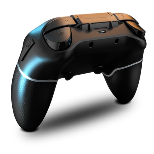 Detalle de KROM KEXAL: Gamepad inalámbrico 5.0 Bluetooth + receptor 2.4 GHz para PC, Switch, Android e iOS