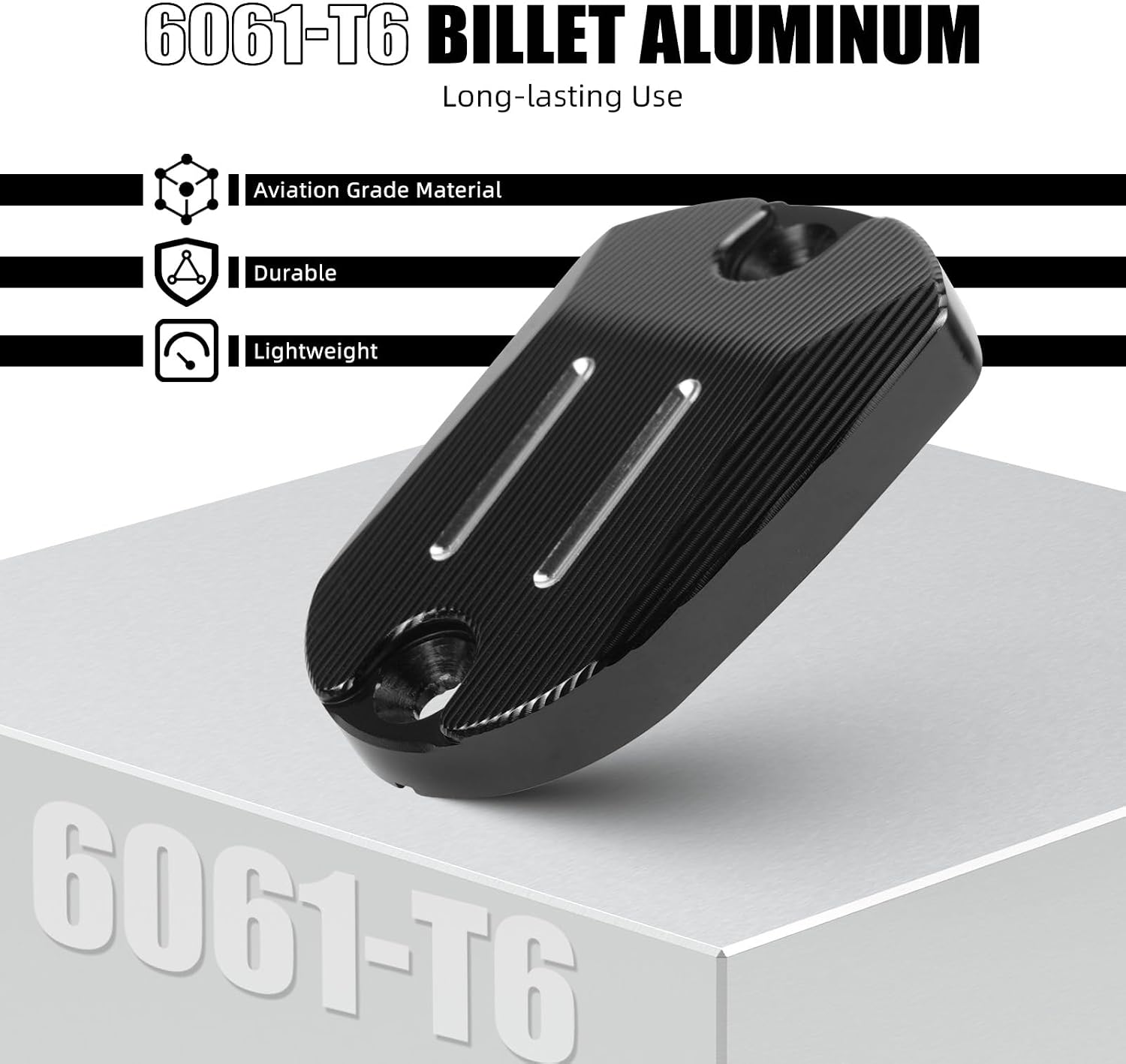 Detalle de NICECNC Rear Brake Reservoir Cap, Aluminum