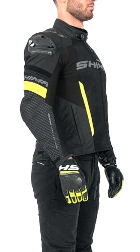 Detalle 2 de SHIMA SOLID Chaqueta Moto Hombre AIRFORCE Protector Espalda: seguridad, ventilación y estilo para riders modernos