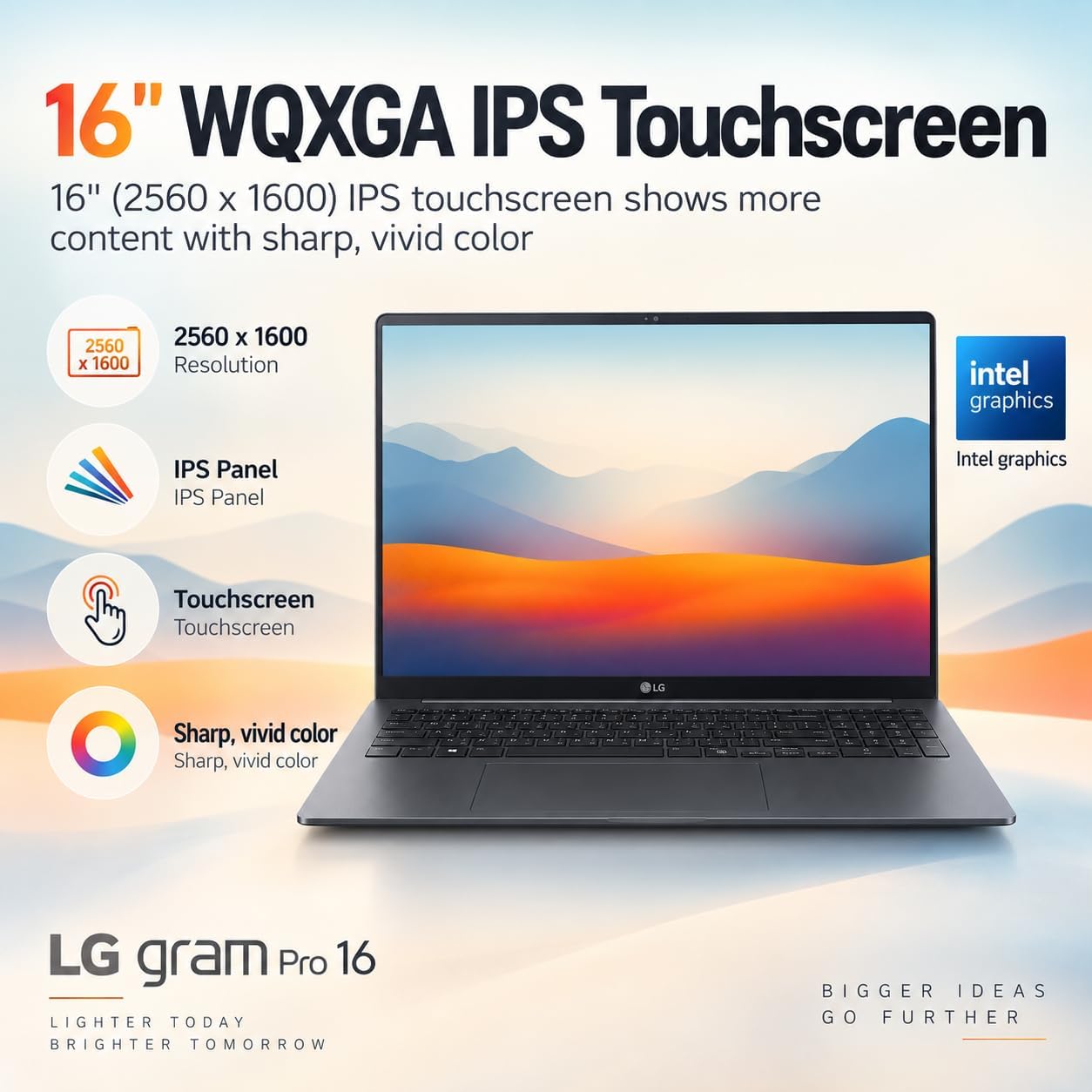 Detalle 2 de LG 16-inch touchscreen laptop
