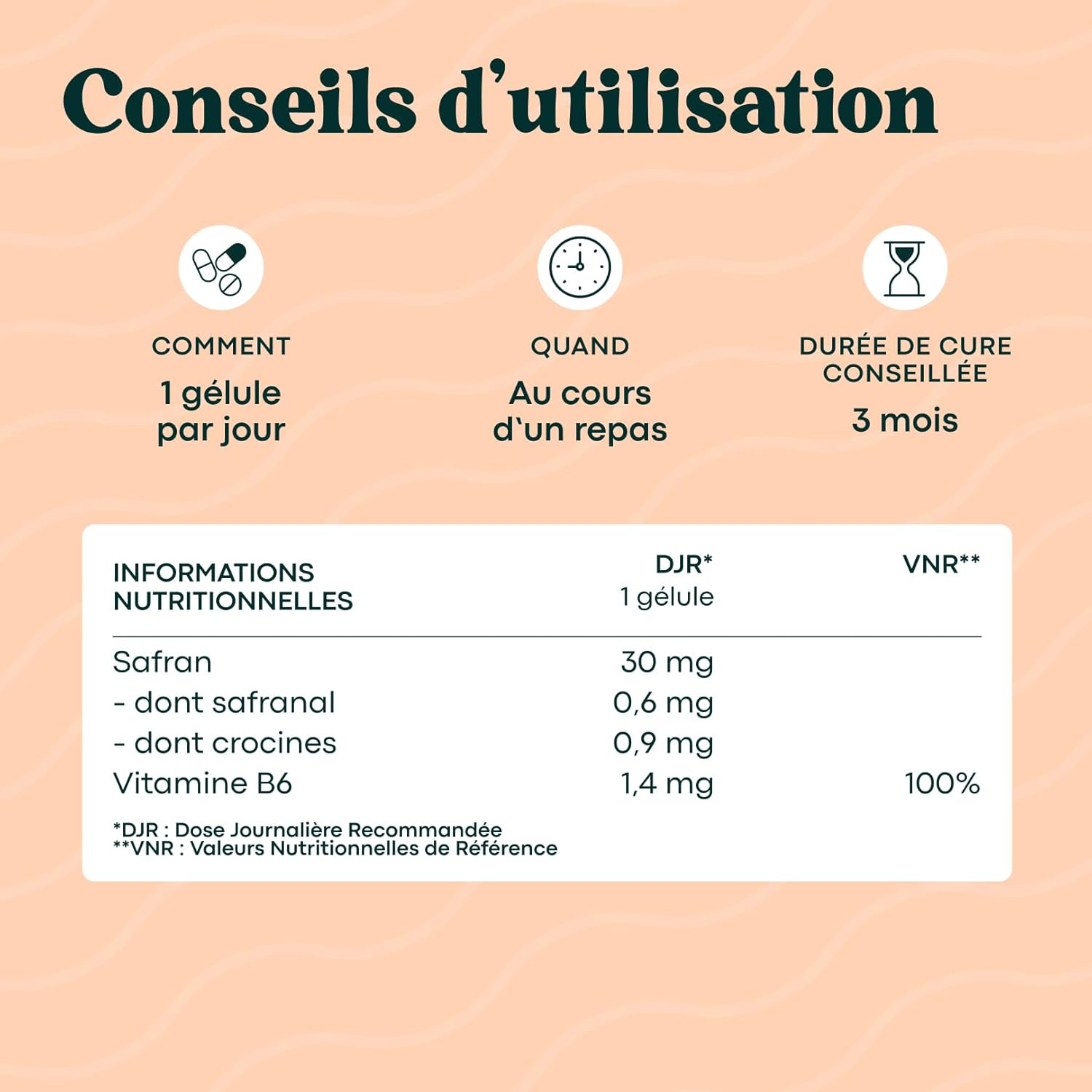 Thumbnail 4 de Essentials by Novoma Safran 30 mg Anti Stress Adulte – 30 gélules vegan