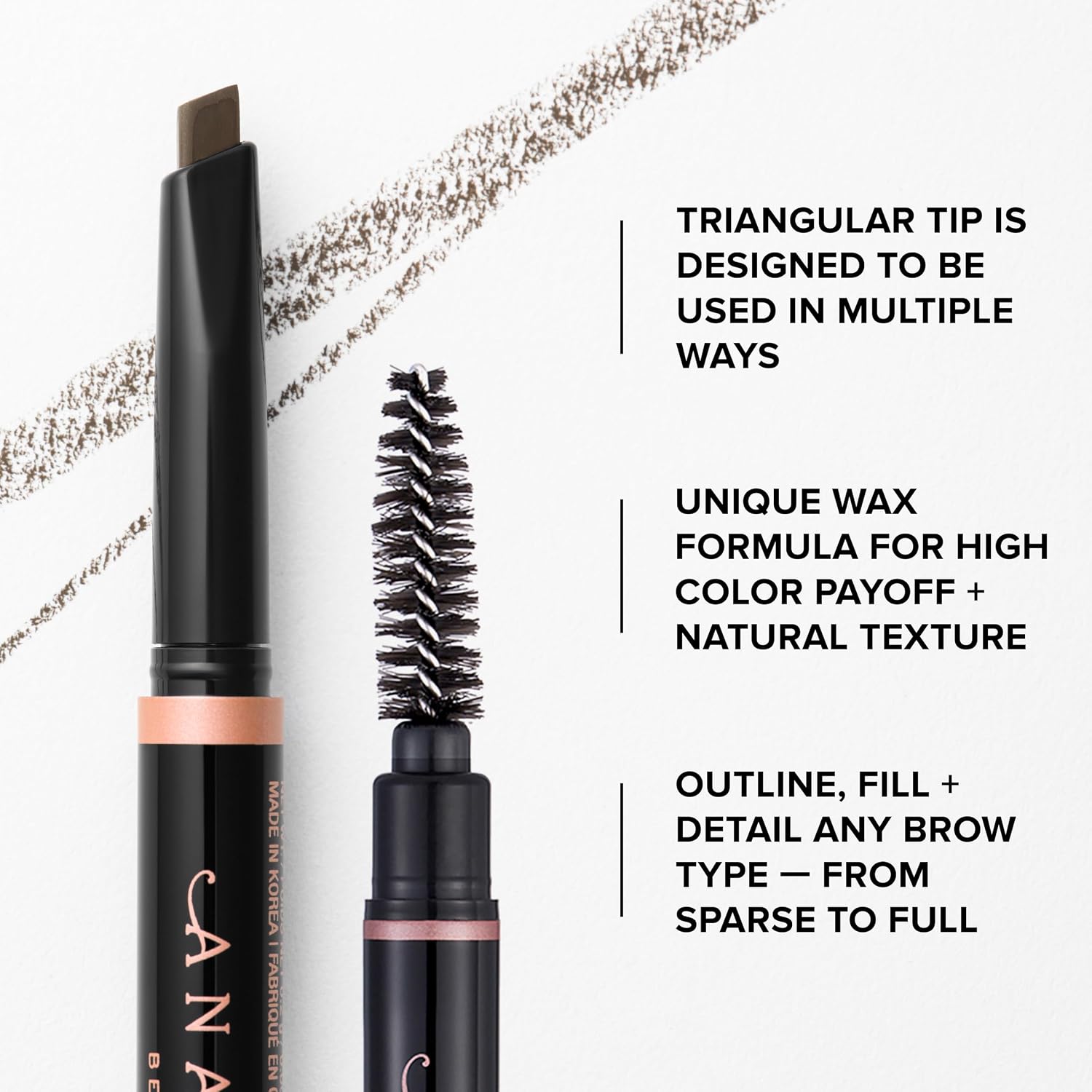 Detalle de Anastasia Beverly Hills Brow Definer (triangular-tip pencil) for cool/ash-blonde brows