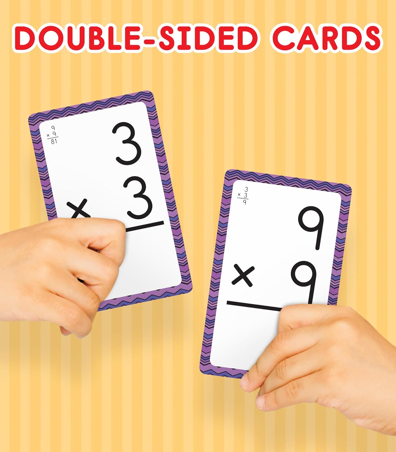 Detalle de Carson Dellosa Fractions, Multiplication & Division Flash Cards — 3-Pack for 3rd Grade Math Practice