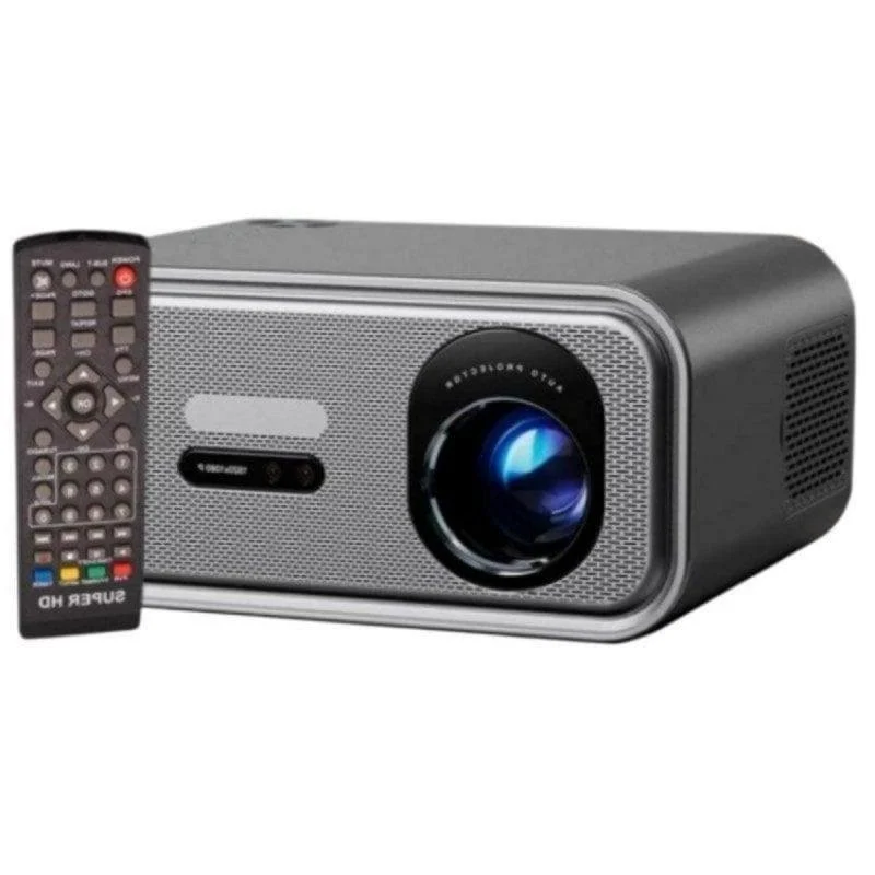 Detalle de Unicview FHD3000: Proyector FullHD 1080p de 600 lúmenes con Android TV y 300" para cine en casa y presentaciones