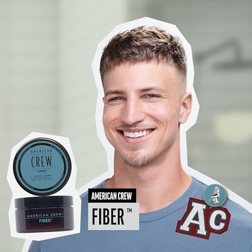 Detalle de American Crew Men's Hair Fiber: High Hold, Low Shine Texturizing Gel