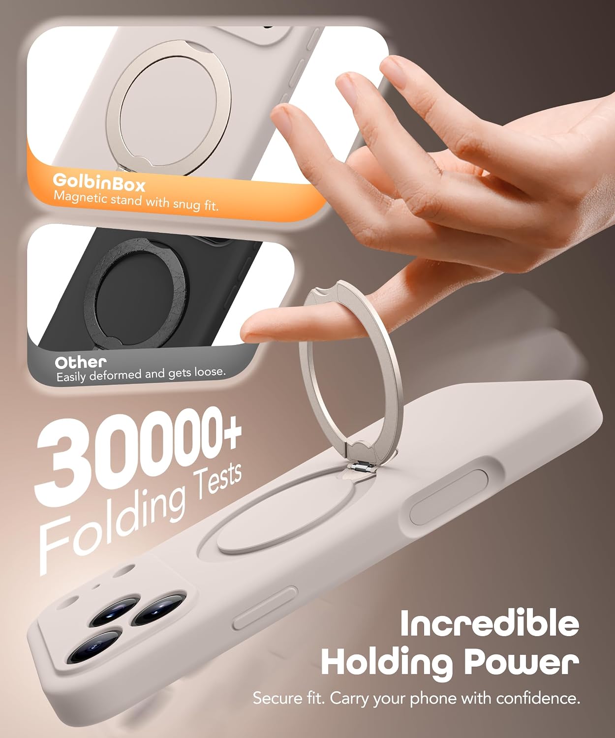 Thumbnail 4 de GolbinBox iPhone 17 Pro Max case with 360° spin 6.9"