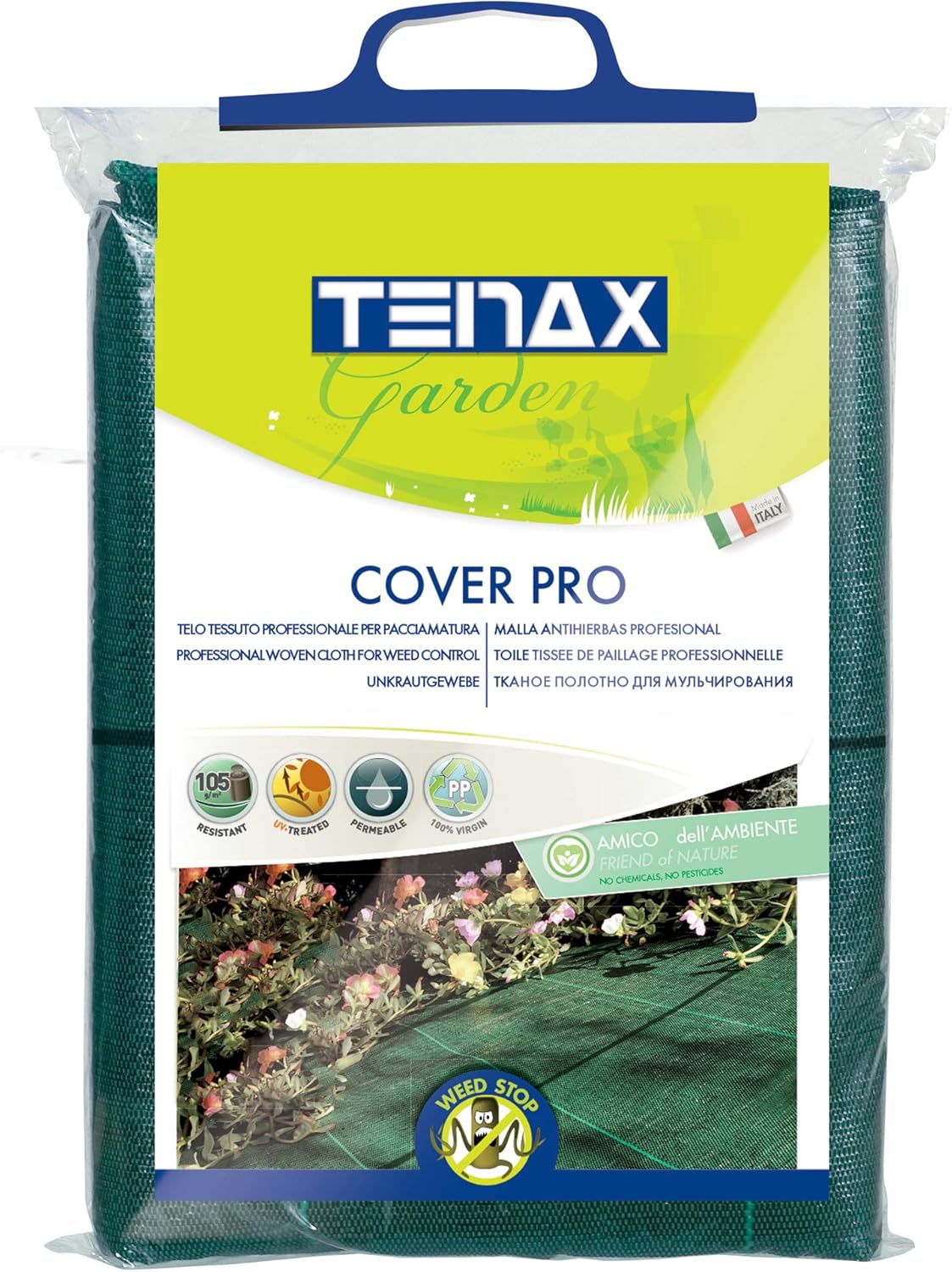 Thumbnail 1 de TENAX Cover Pro 1,60x5 m Verde, telo antierbacce professionale per pacciamatura