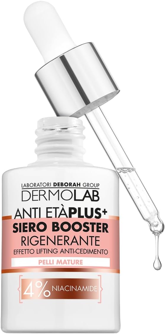 Detalle 2 de Dermolab Siero Viso Booster Anti Età Plus+ per Pelli Mature – Effetto Lifting e Rigenerante