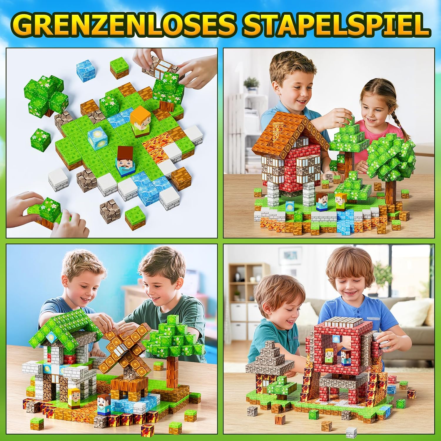 Thumbnail 4 de Vefosafe Magnetische Bausteine 150 Teile