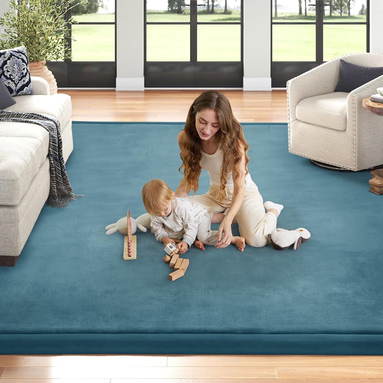 Thumbnail 6 de ILPEOD Baby Play Mat 79x138 Memory Foam