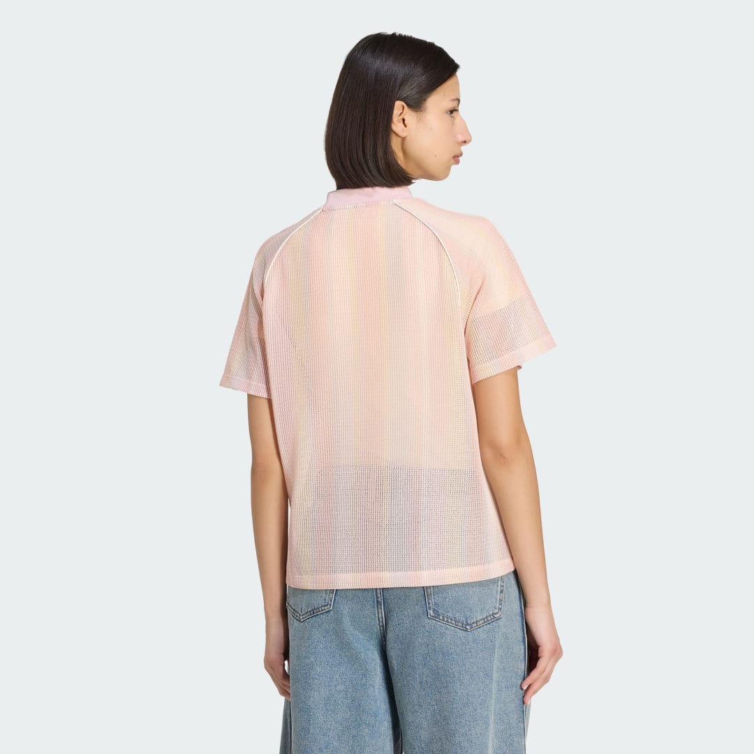 Thumbnail 1 de Camiseta de gran tamaño Summer Glow de adidas Originals (rosa)