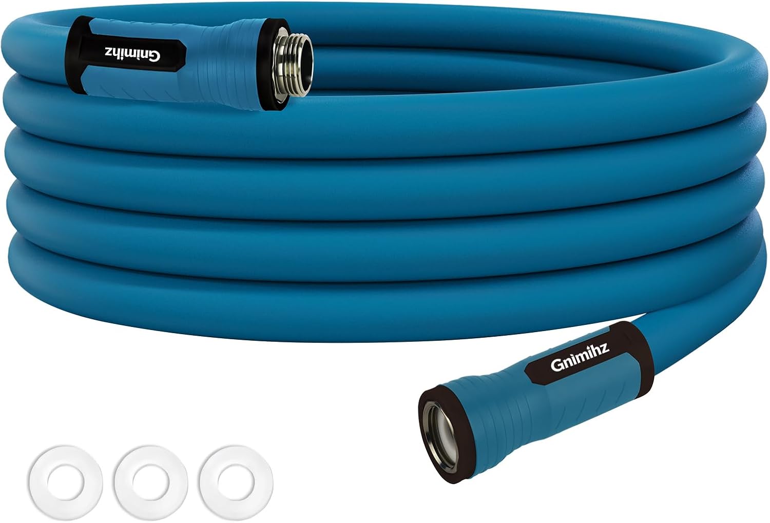 Detalle de Gnimihz 5/8-Inch x 25-Foot TPE Garden Hose with 3/4-Inch GHT Fittings