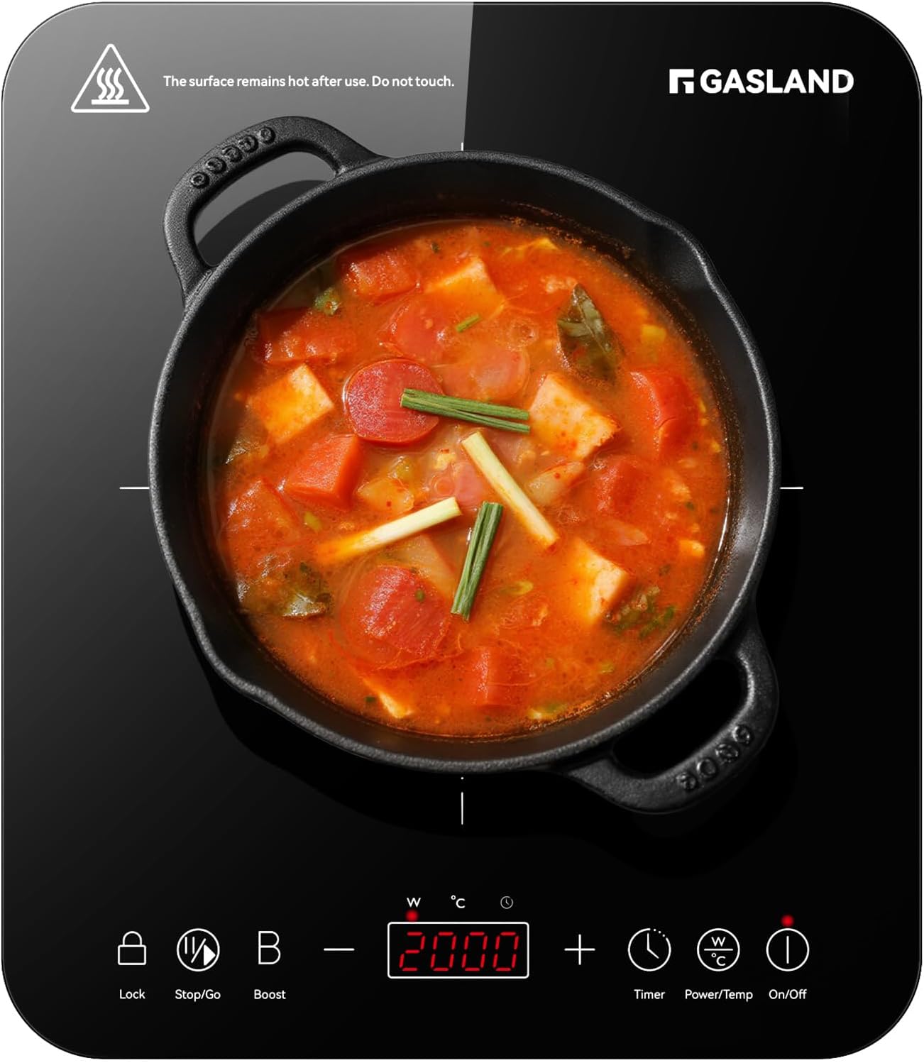 GASLAND IH271BTA placa inducción 27 cm 2000W