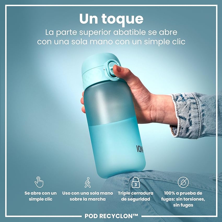 Detalle 2 de ION8 Botella de Agua 🥤 Reutilizable y Térmica