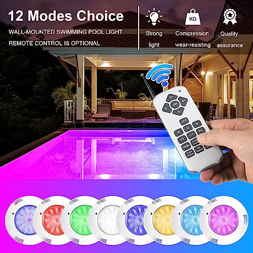 Detalle 2 de ledmo Foco LED Piscina PAR56 RGB 38W con Control Remoto 12V AC/DC IP68