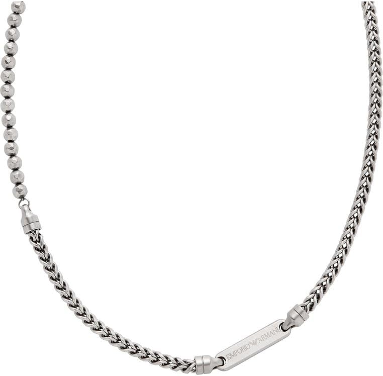 Thumbnail 6 de Emporio Armani Herren-Kettenhalsband aus Edelstahl mit Karabinerverschluss (bicolor)
