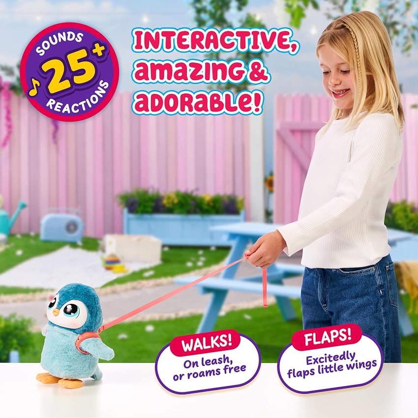 Detalle 2 de Little Live Pets My Walking Penguin Waddles, pingüino interactivo
