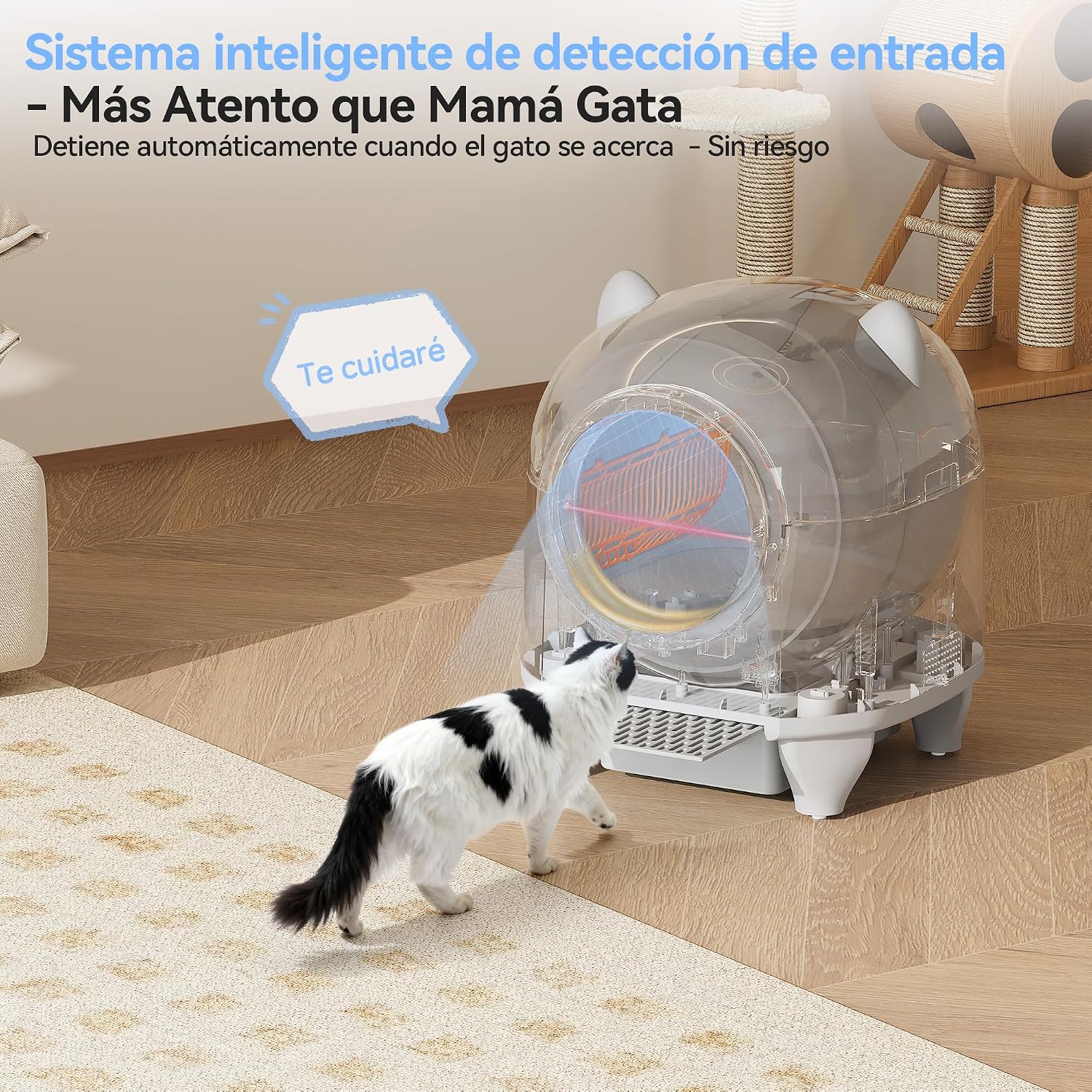 Thumbnail 3 de Devoko arenero autolimpiable Gatos 90L