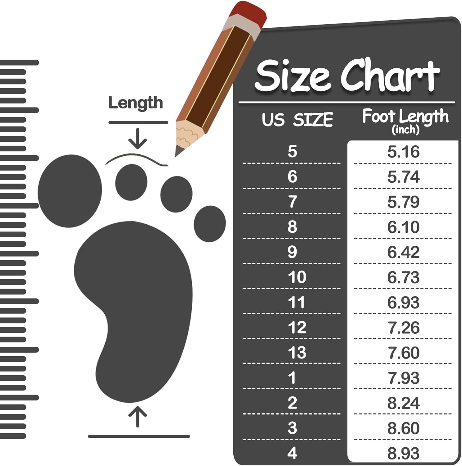 Thumbnail 5 de K KomForme Kids Waterproof Printed Rain Boots with Handles