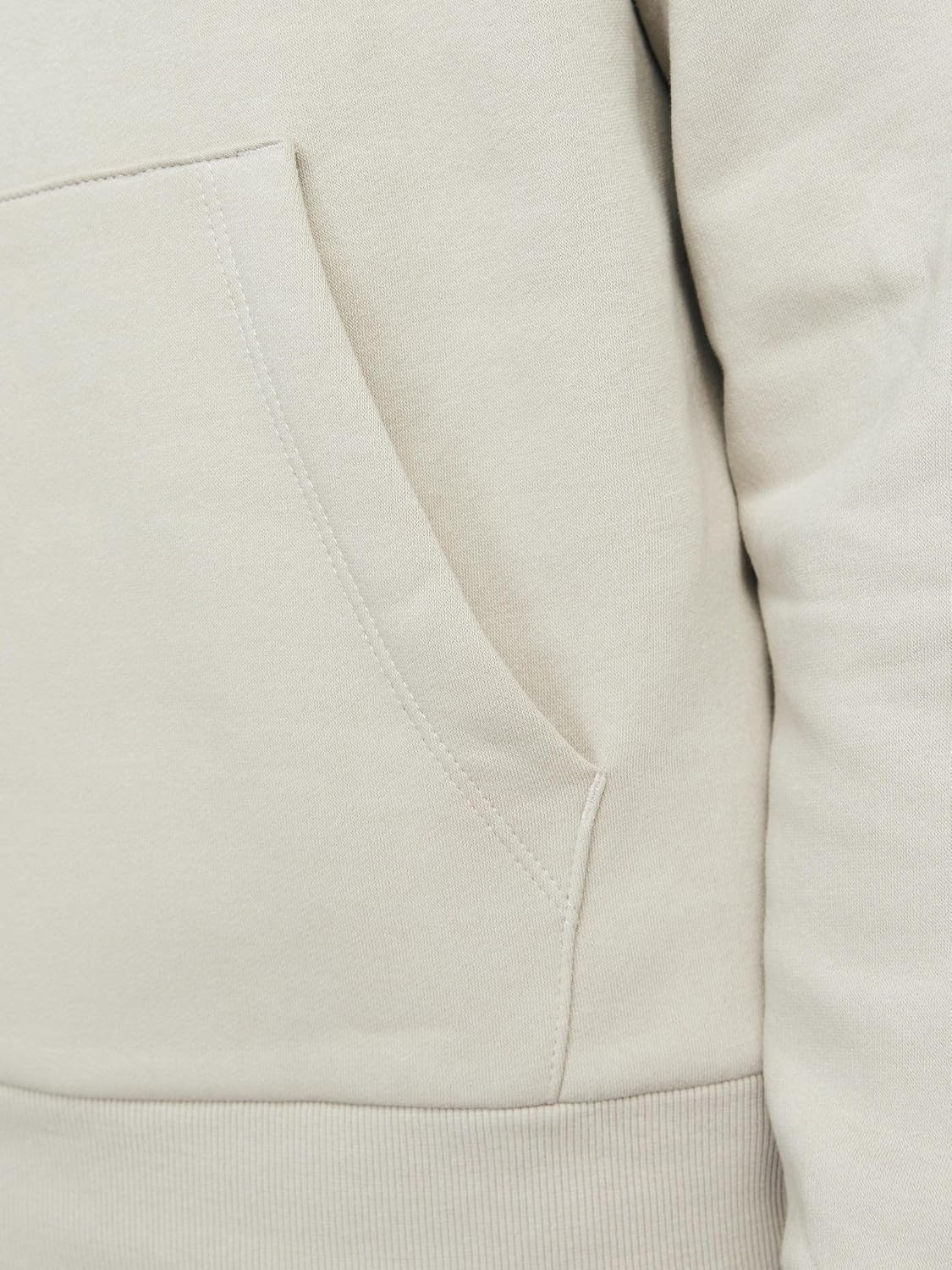 Detalle 2 de JACK & JONES JJECORP felpa con cappuccio Old Logo da uomo, nero, taglio regular