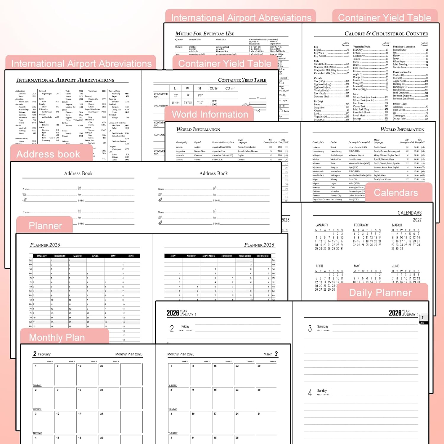 Thumbnail 6 de Agenda giornaliera 2026 A5, diario giorno per pagina 📔