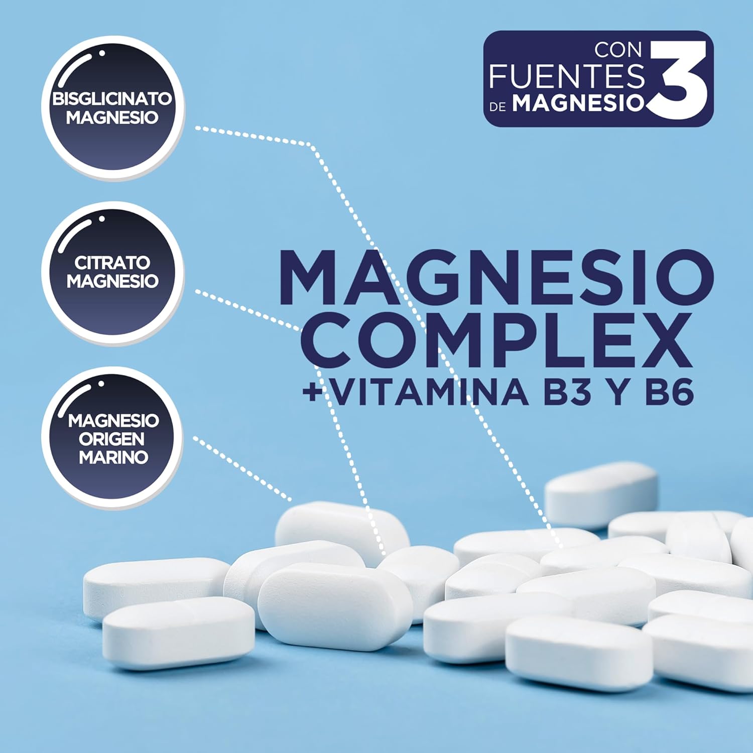 Detalle 2 de Drasanvi Magnesio Complex 💊 180 Comprimidos, Alta Absorción