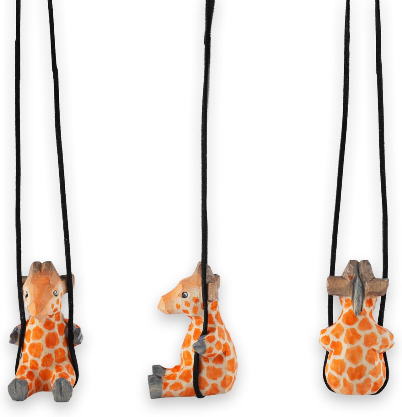 Thumbnail 6 de VIPbuy handgefertigte schwingende Holz-Giraffe zum Aufhängen im Auto (Dekoration fürs Auto, Geschenk)