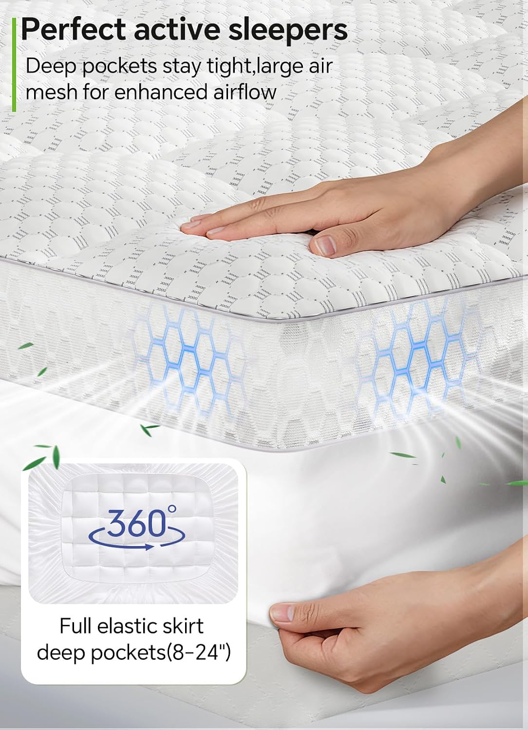Detalle 2 de BEDELITE King Mattress Topper