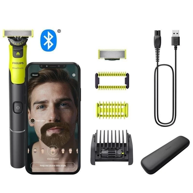 Detalle de Afeitadora Philips OneBlade 360 QP4631/65: barba y cuerpo, recargable, wet & dry