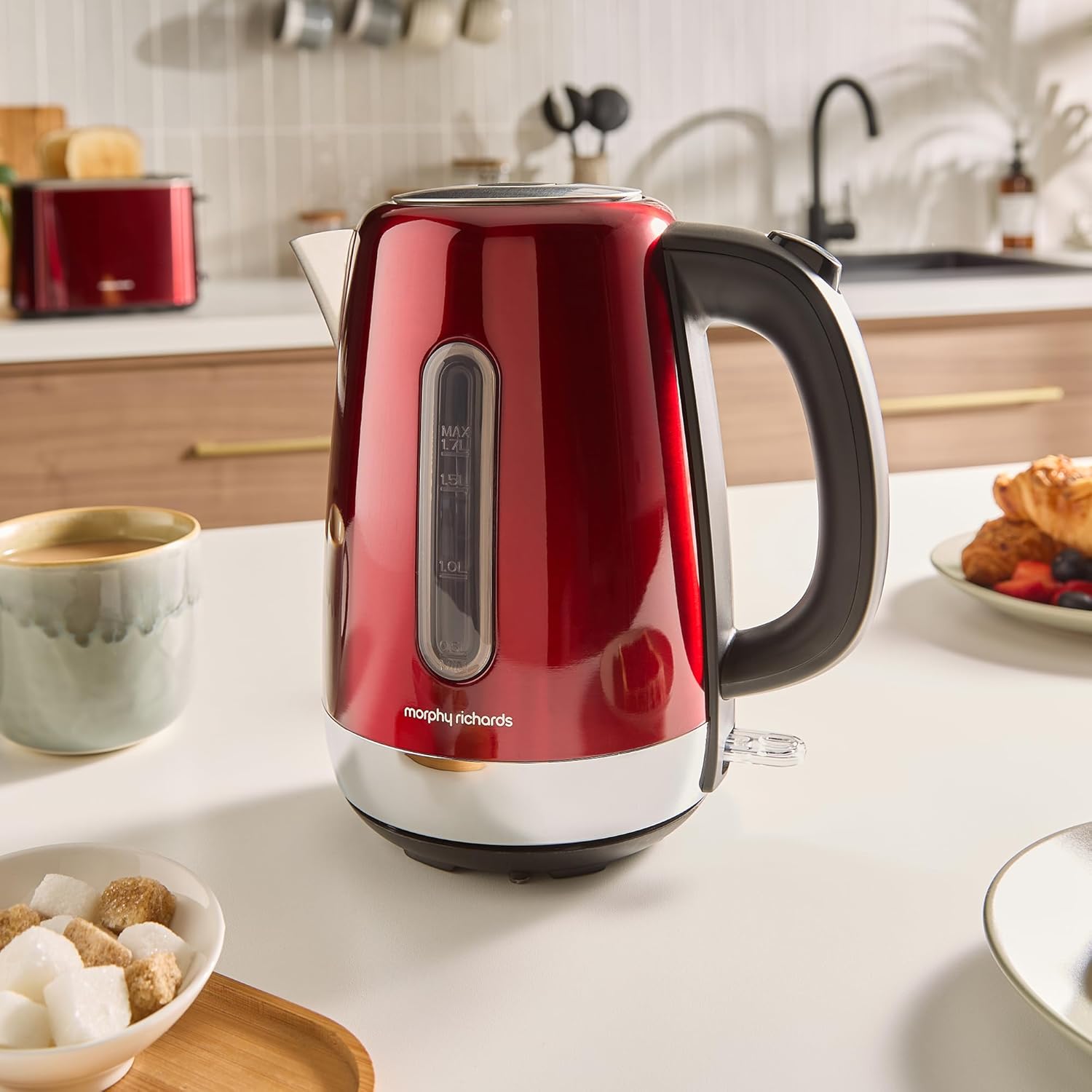 Detalle 2 de Morphy Richards Equip Jug Kettle 1.7L rapid boil kettle