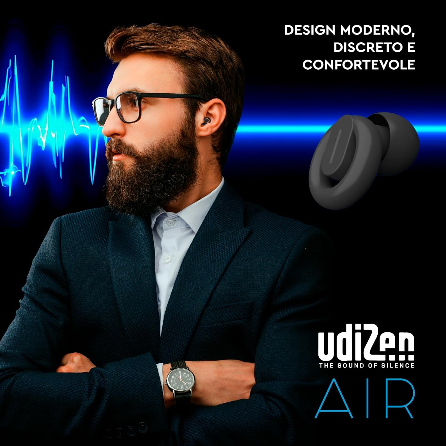 Detalle 2 de Tappi antirumore UdiZen Air -23 dB