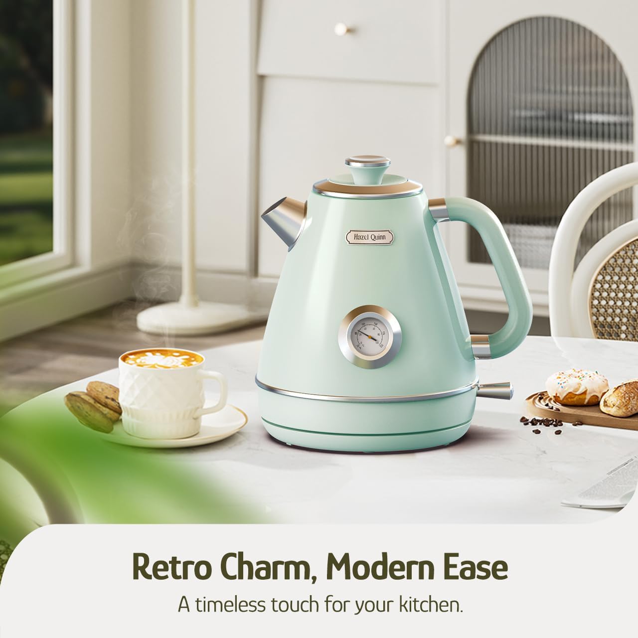 Detalle 1 de Hazel Quinn Retro Electric Kettle 1.7 L Electric Kettle